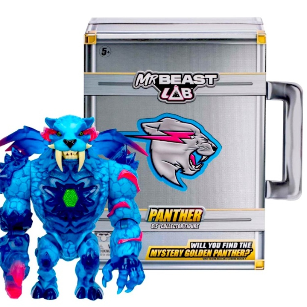 Panther Action Figure - Blue and Purple